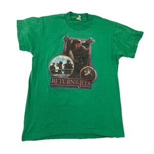VTG 1983 Star Wars‎ Return of the Jedi Solo Skywalker T Shirt Screen Stars ROTJ